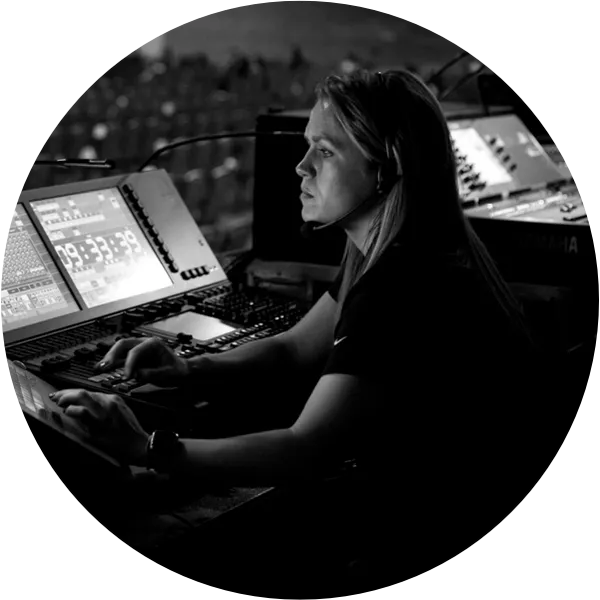 Visual of a professional